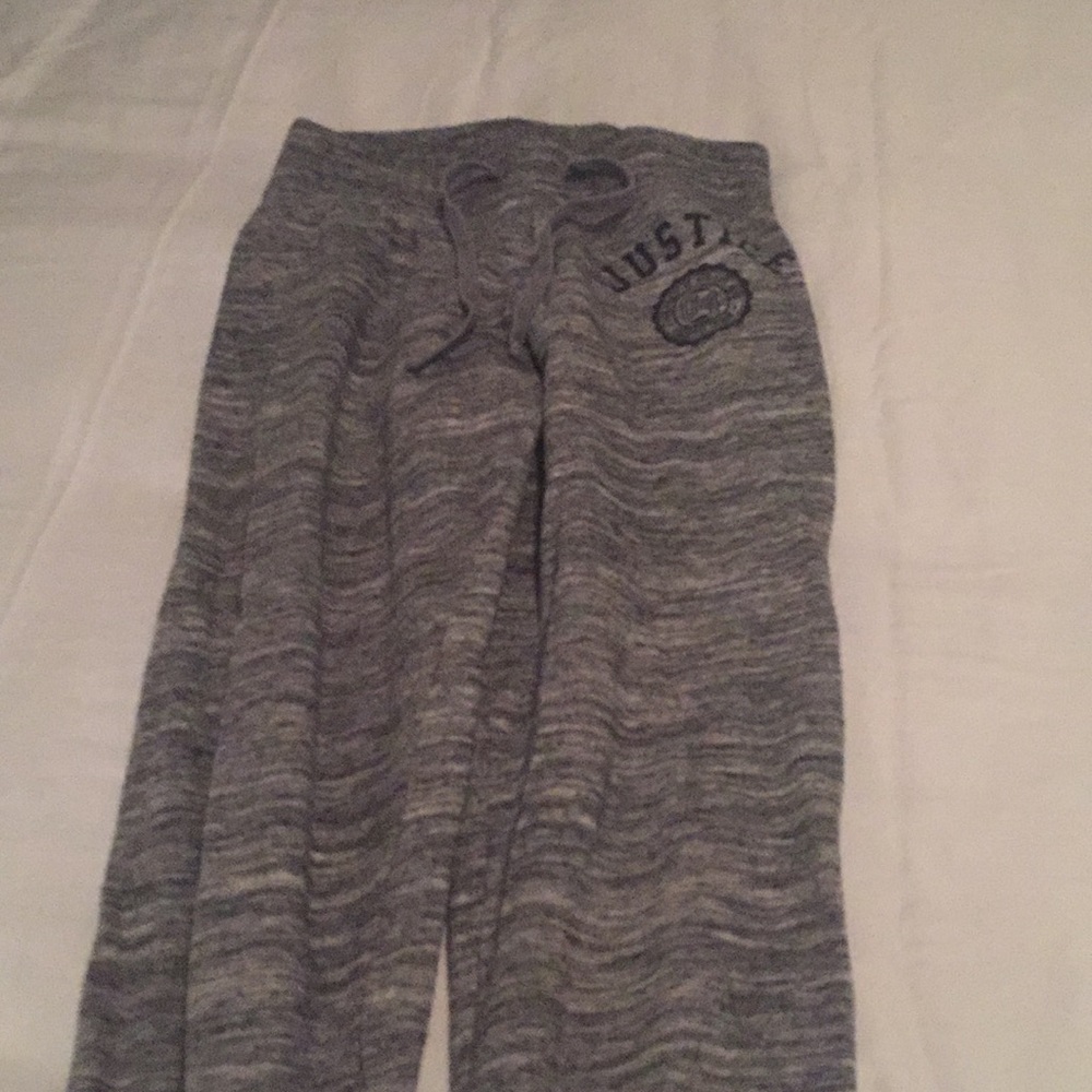 Justice size 10 grey joggers